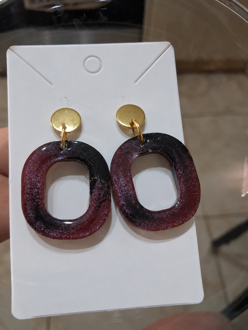 Midnight Wine Earrings