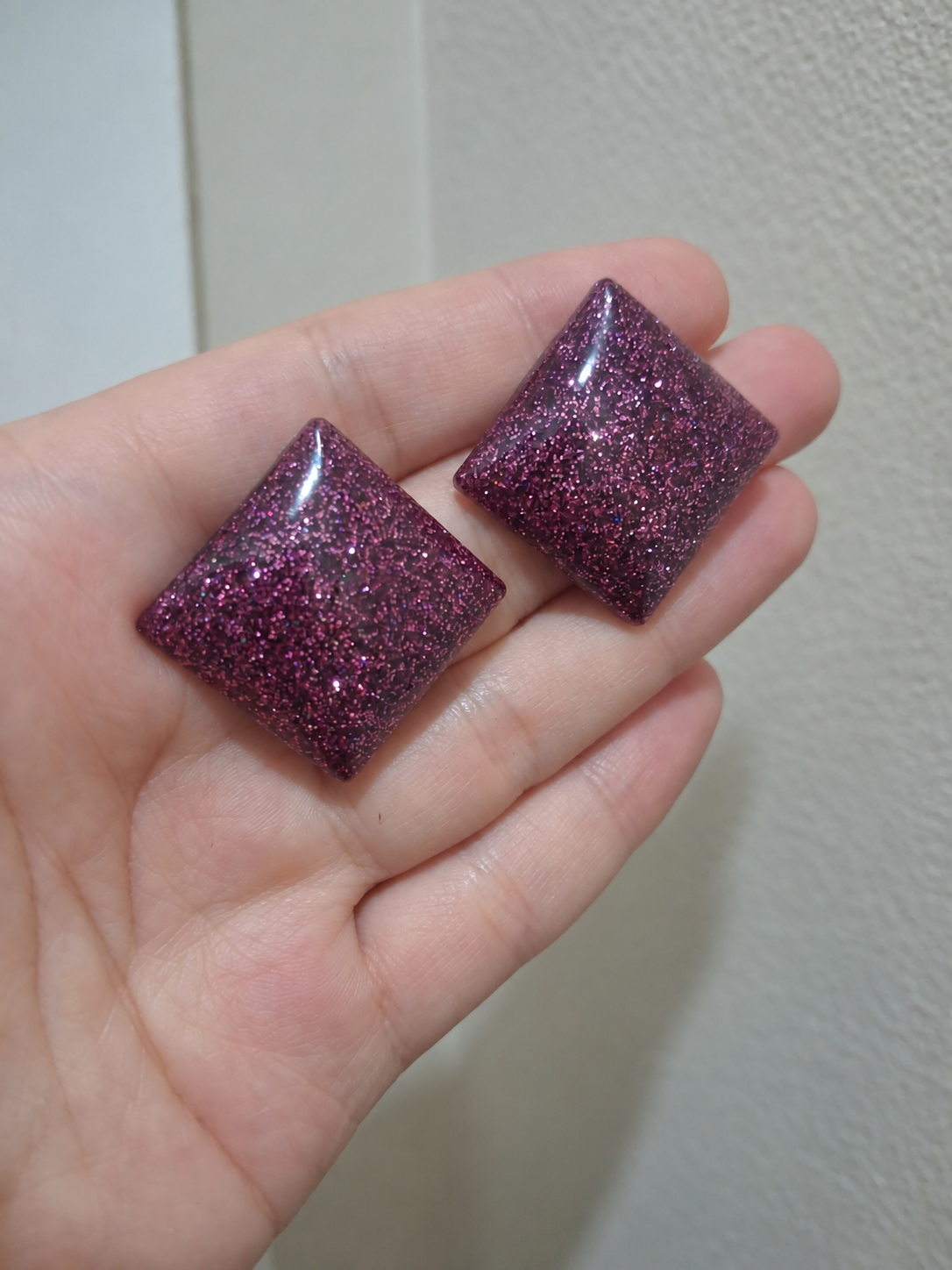 Magenta Crush Diamonds Earrings