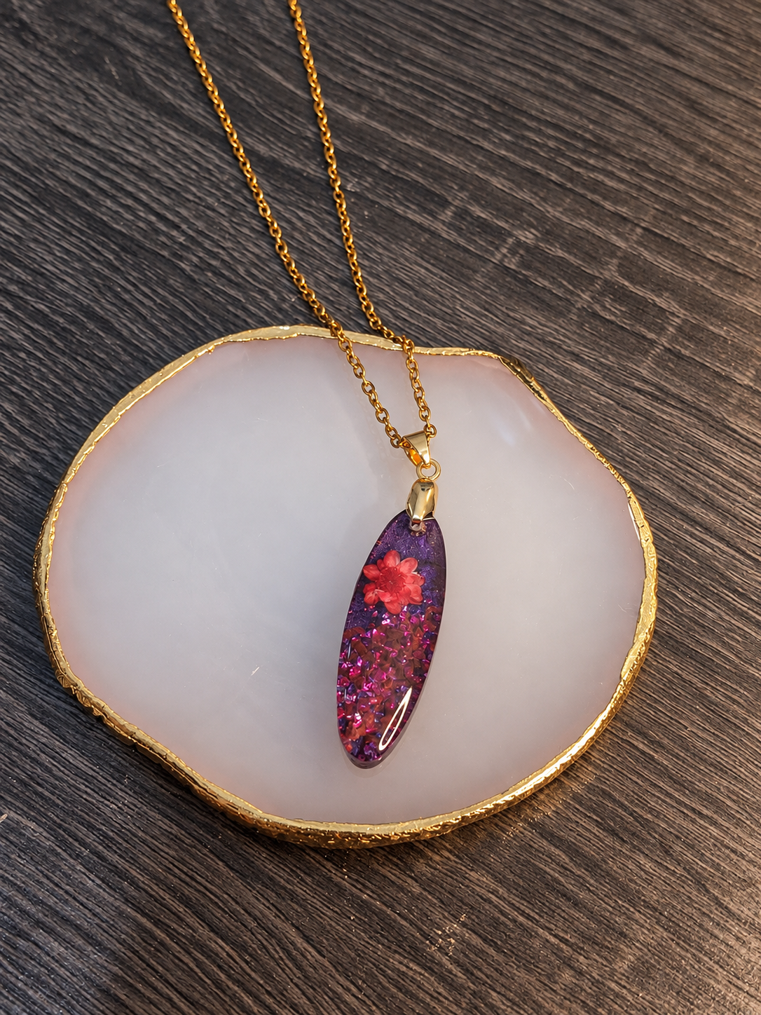 Crimson Eclipse Necklace