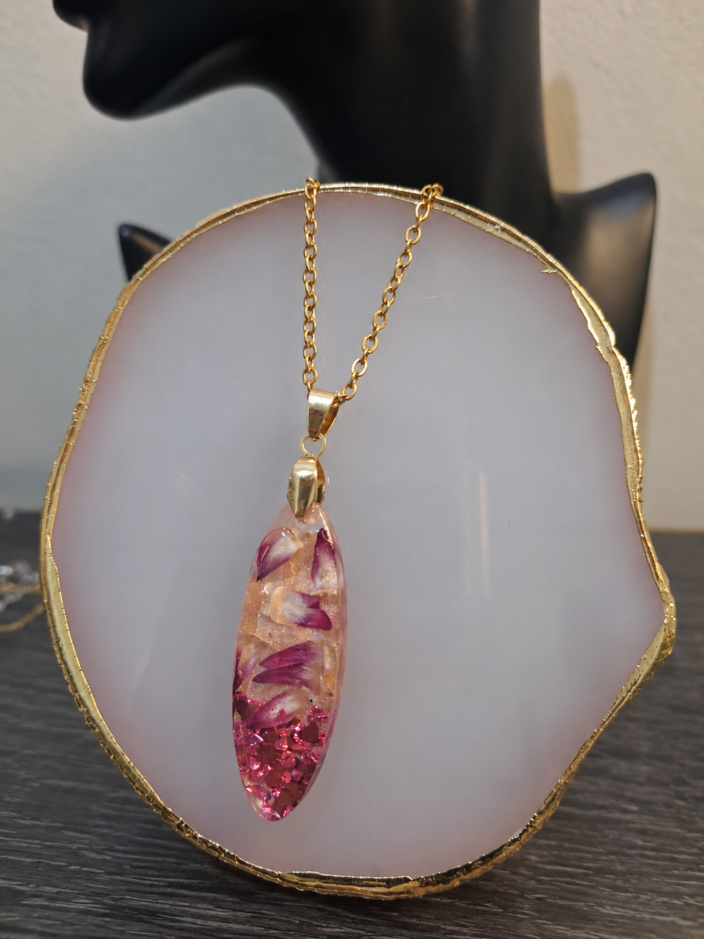 Rose Gold Petals Necklace