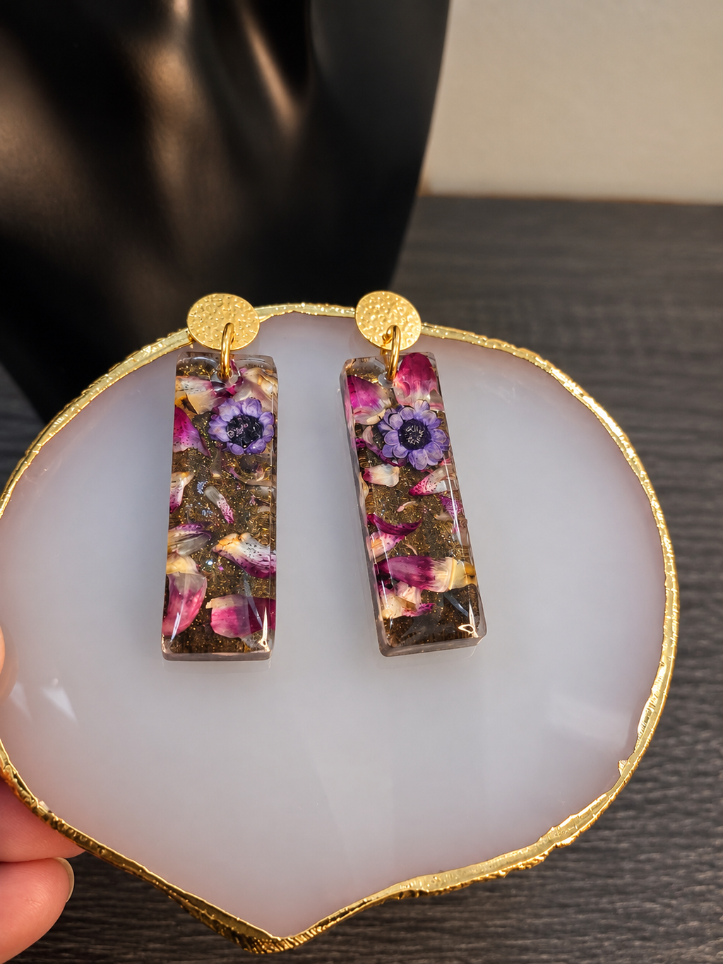 Violet Meadow Earrings