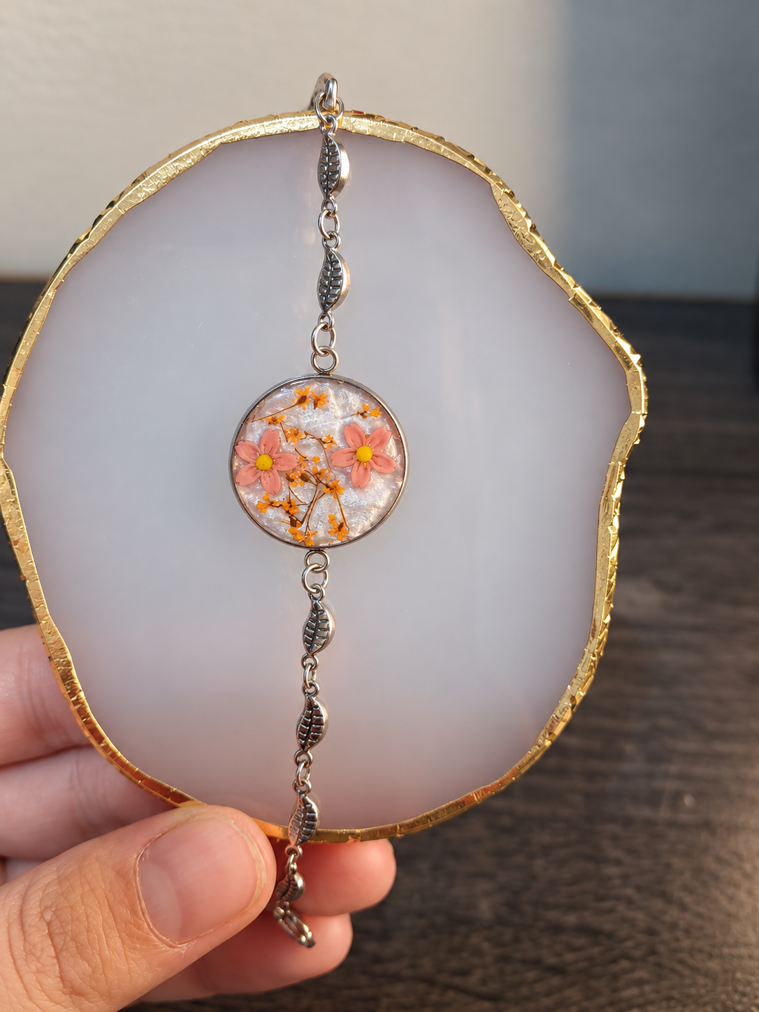 Peach Meadow Bracelet