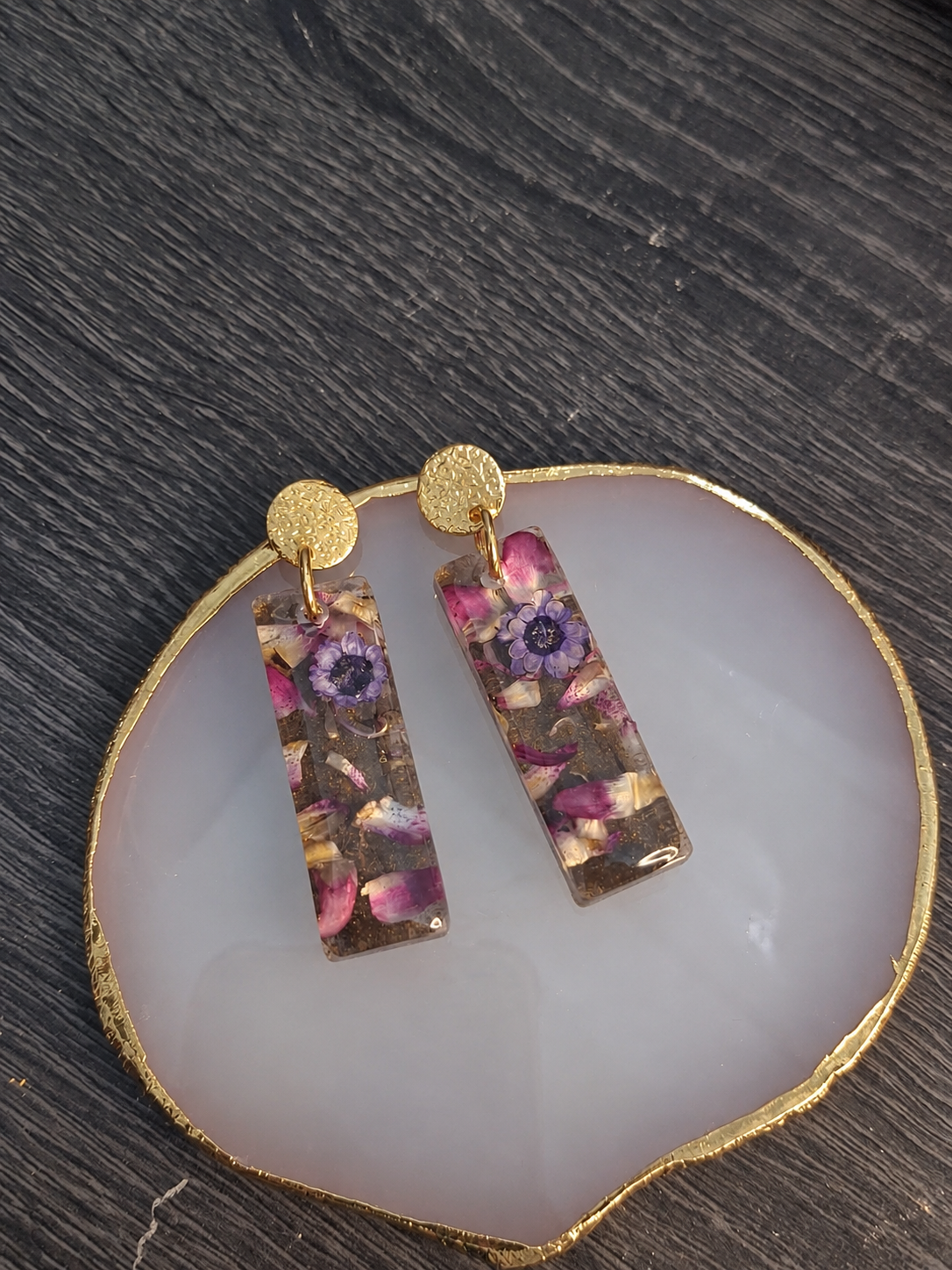 Violet Meadow Earrings
