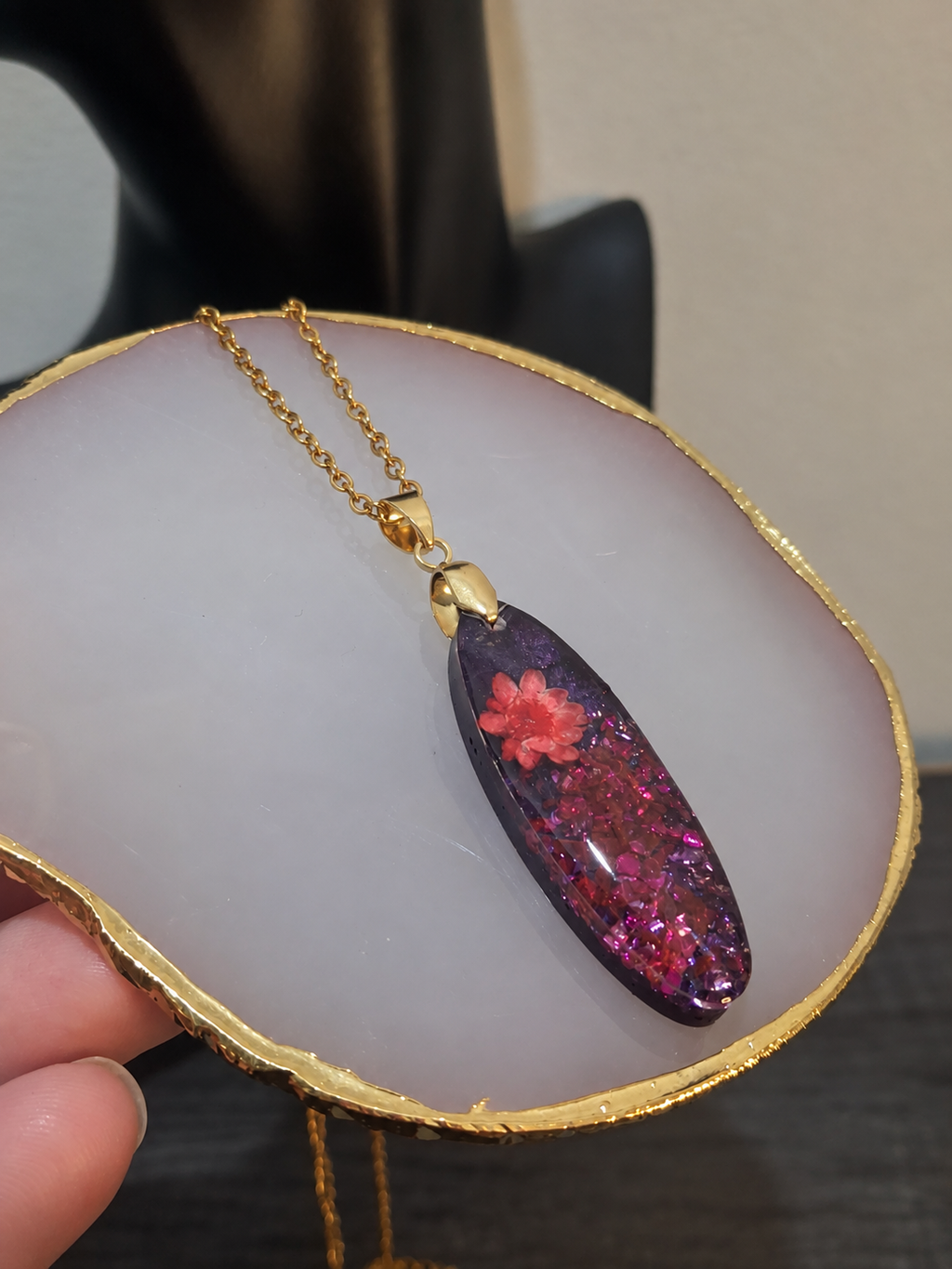 Crimson Eclipse Necklace