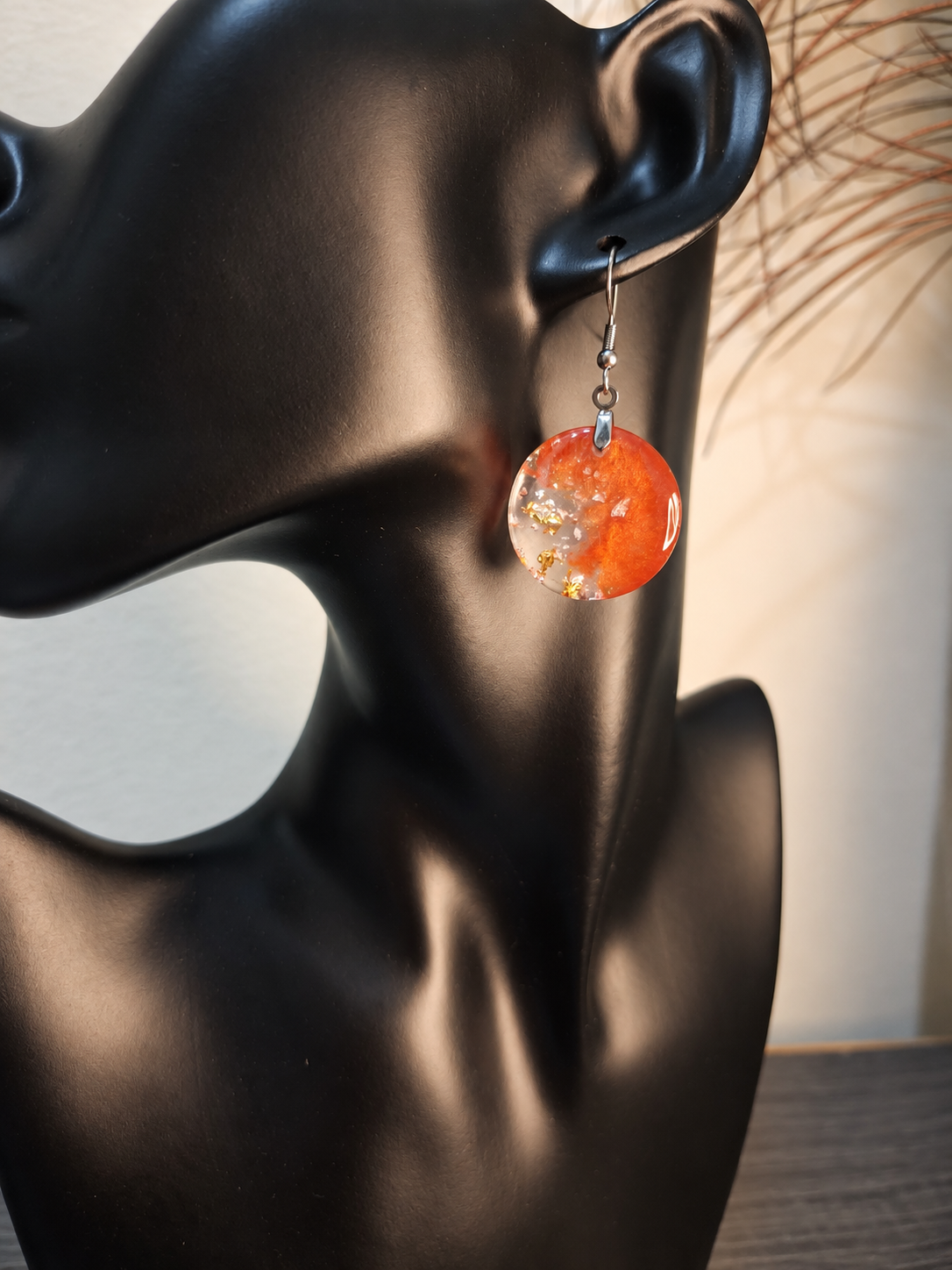 Mandarin Swirl Earrings