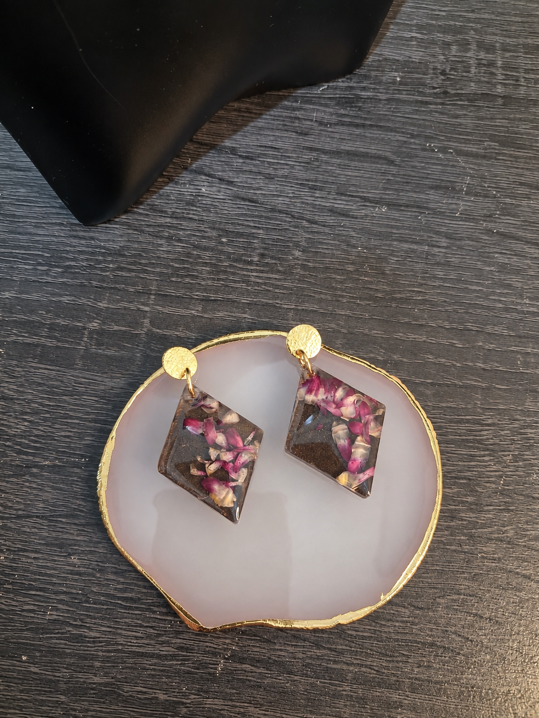 Midnight Blossom Earrings
