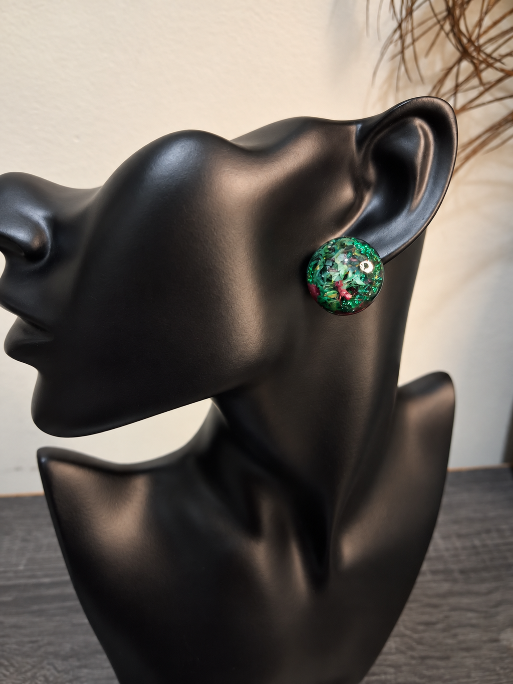 Emerald Forest Stud Earrings