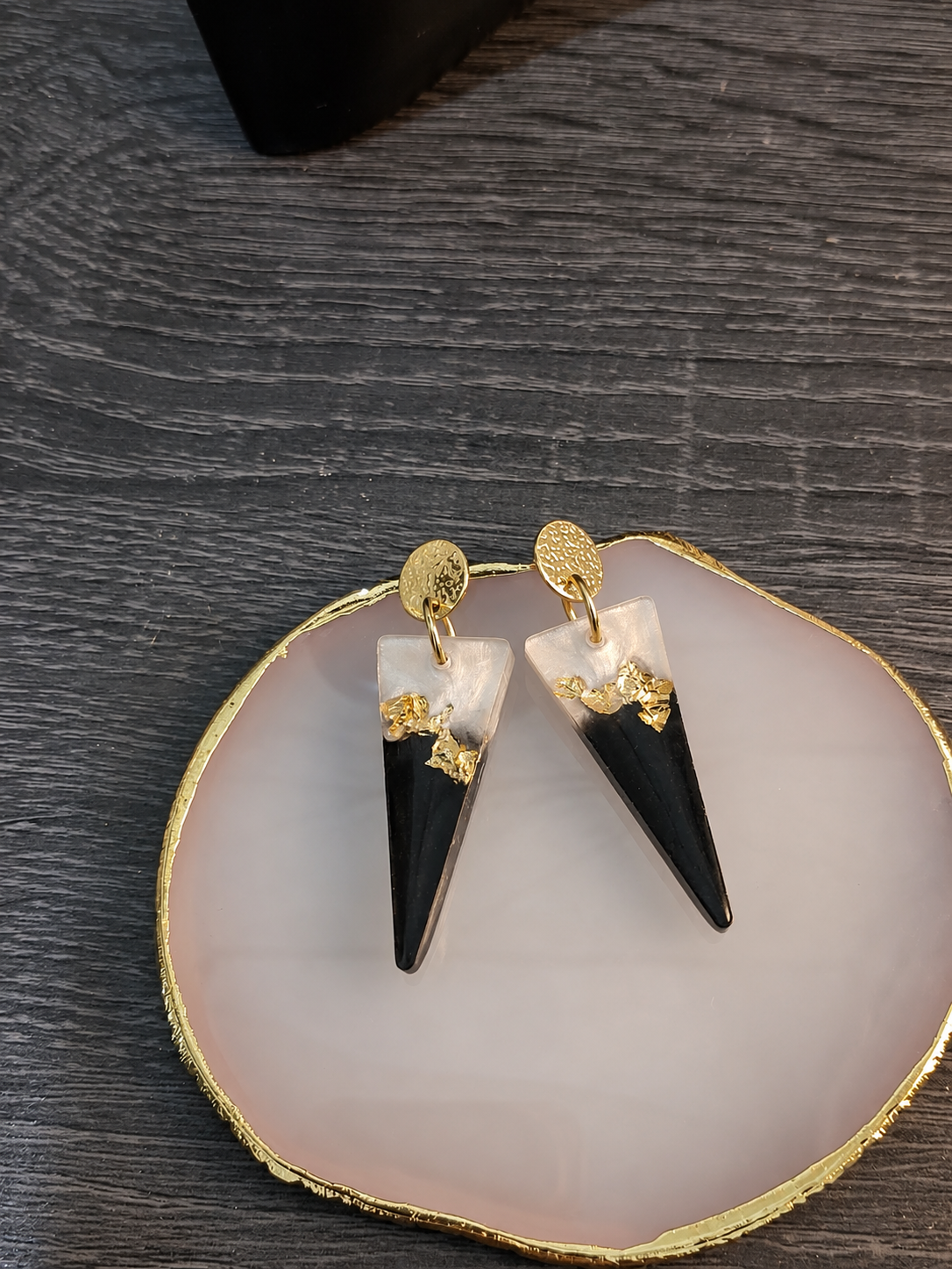 Aura Triangle Earrings (Mini)