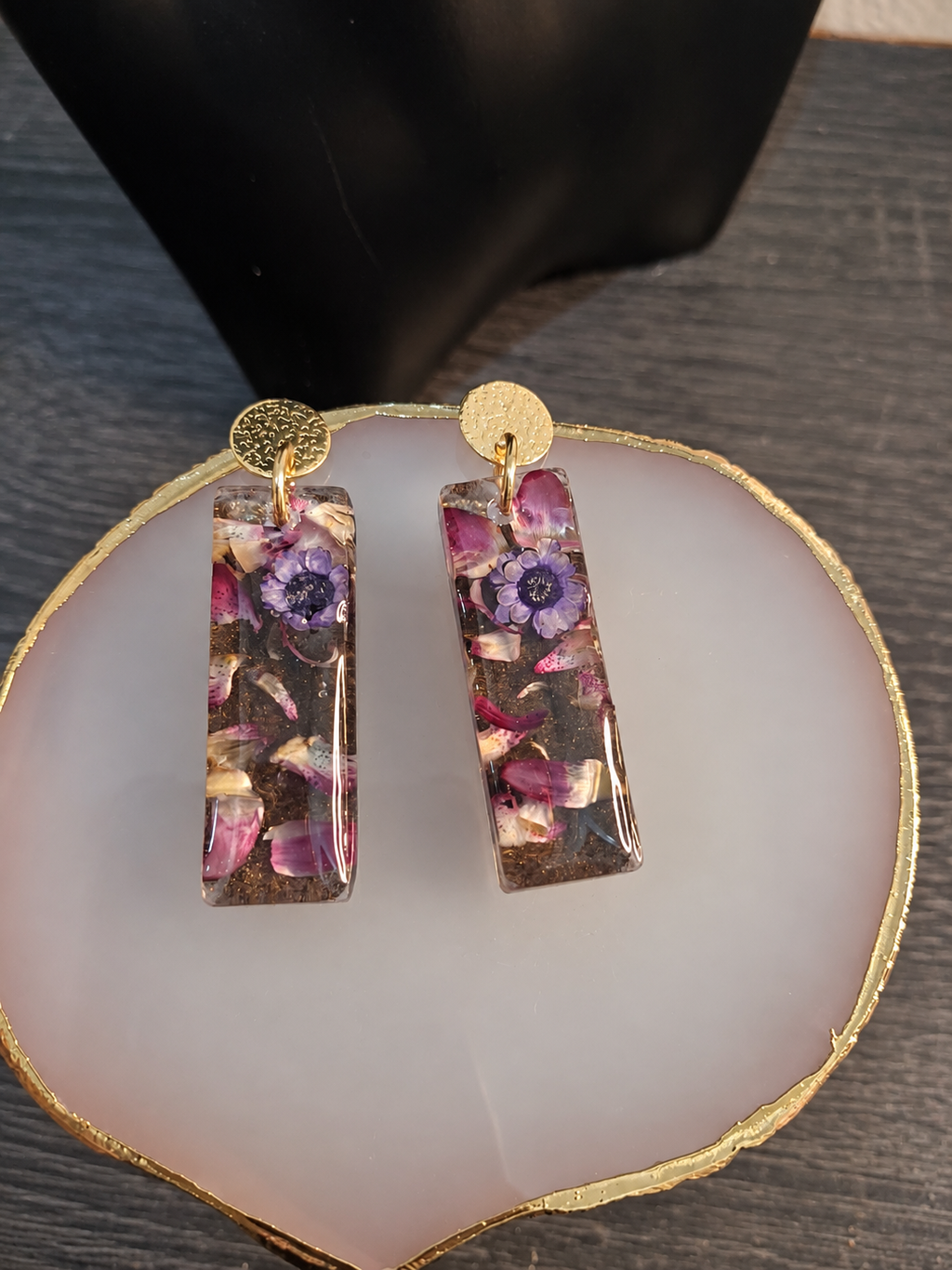 Violet Meadow Earrings