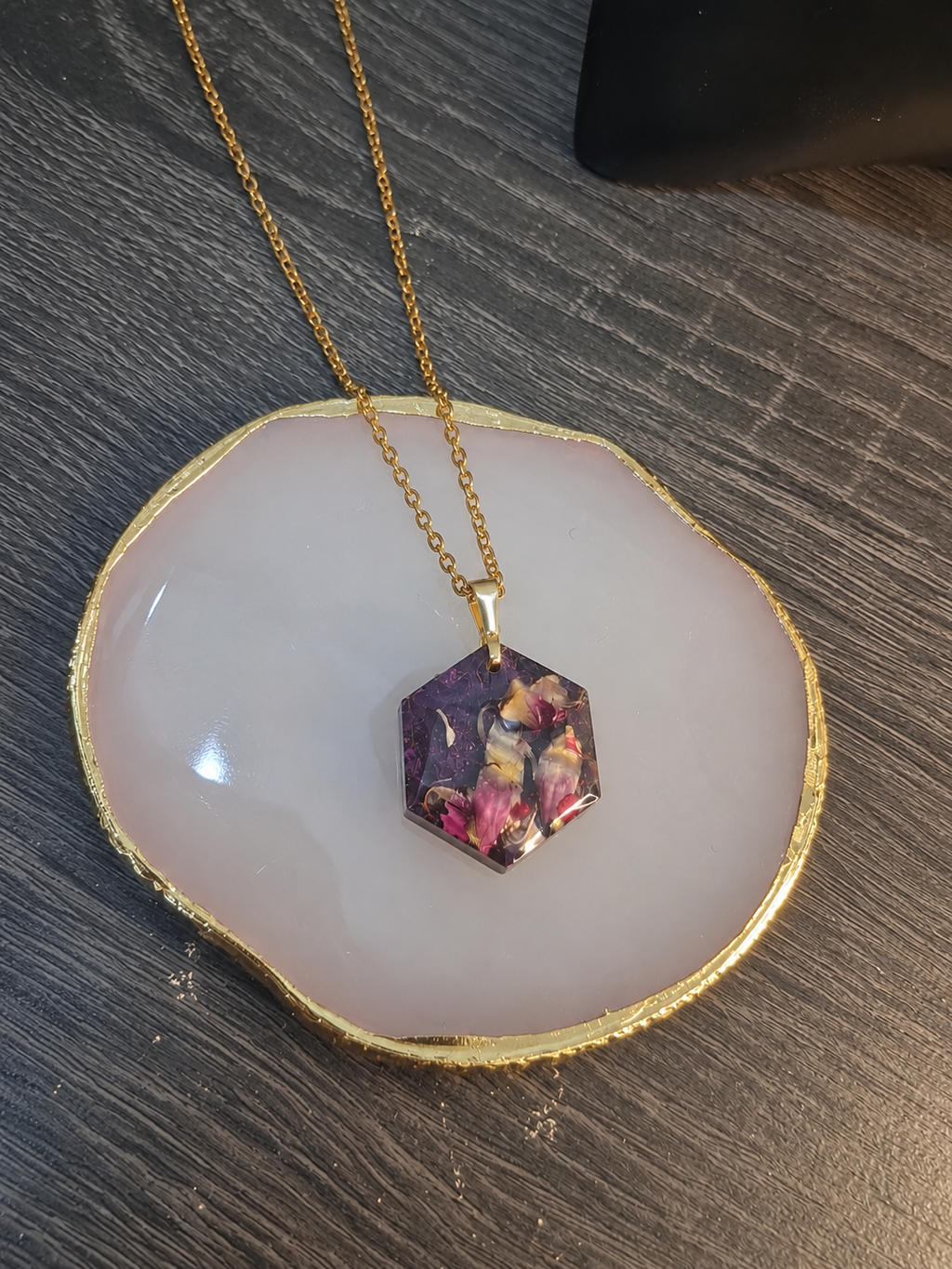 Midnight Petals Necklace