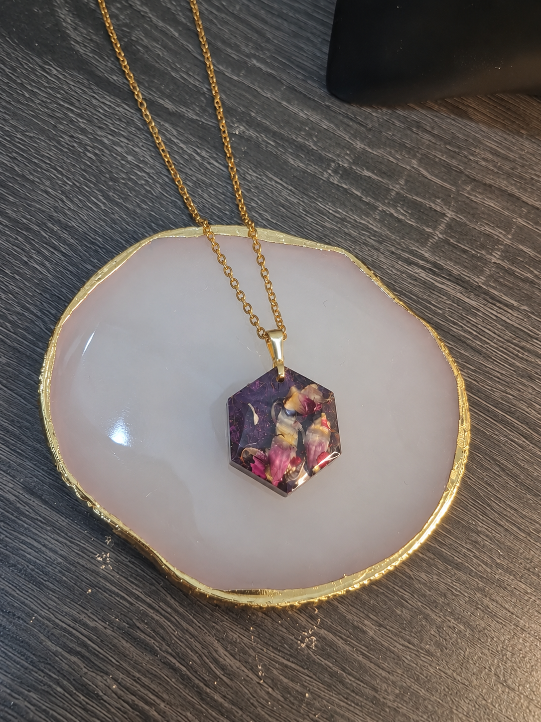 Midnight Petals Necklace