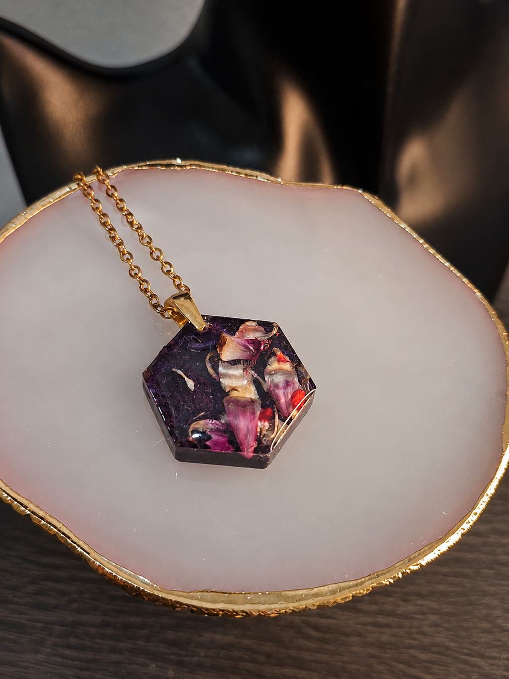 Midnight Petals Necklace