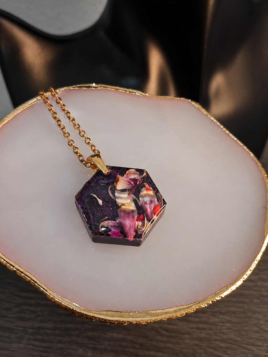 Midnight Petals Necklace