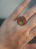 Amber Bouquet Ring