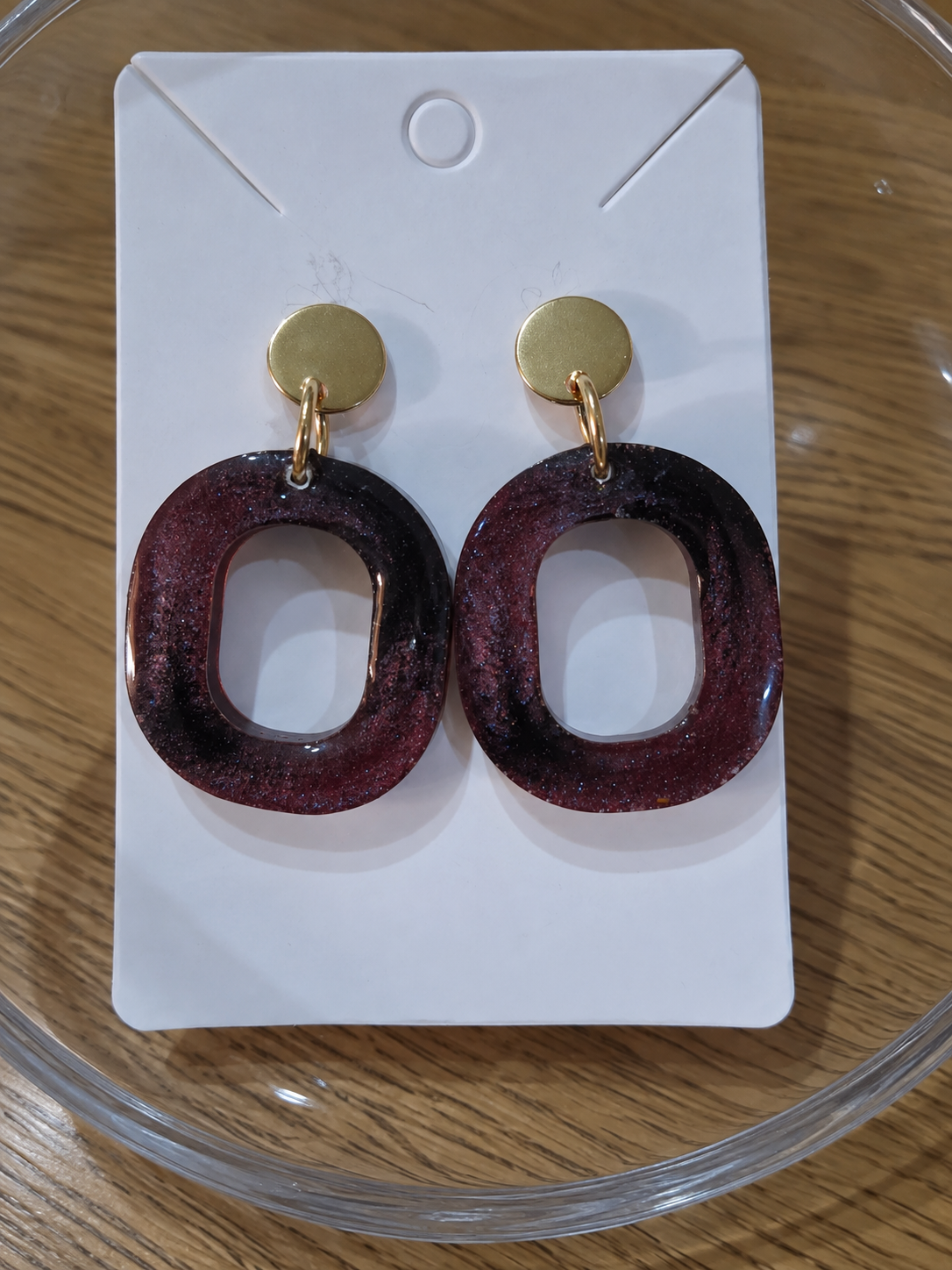 Midnight Wine Earrings