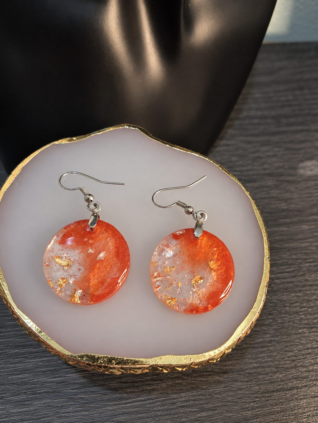 Mandarin Swirl Earrings
