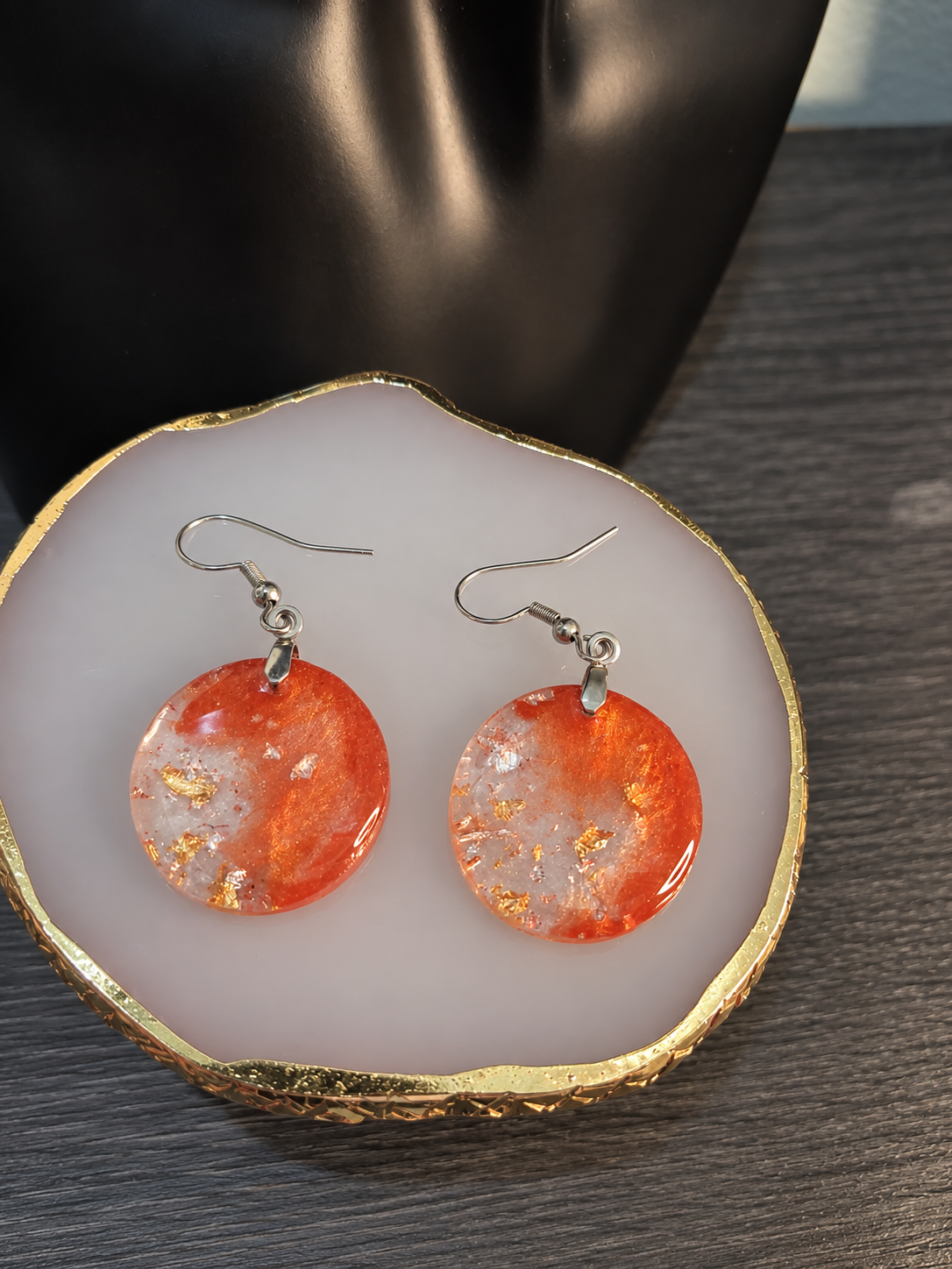Mandarin Swirl Earrings