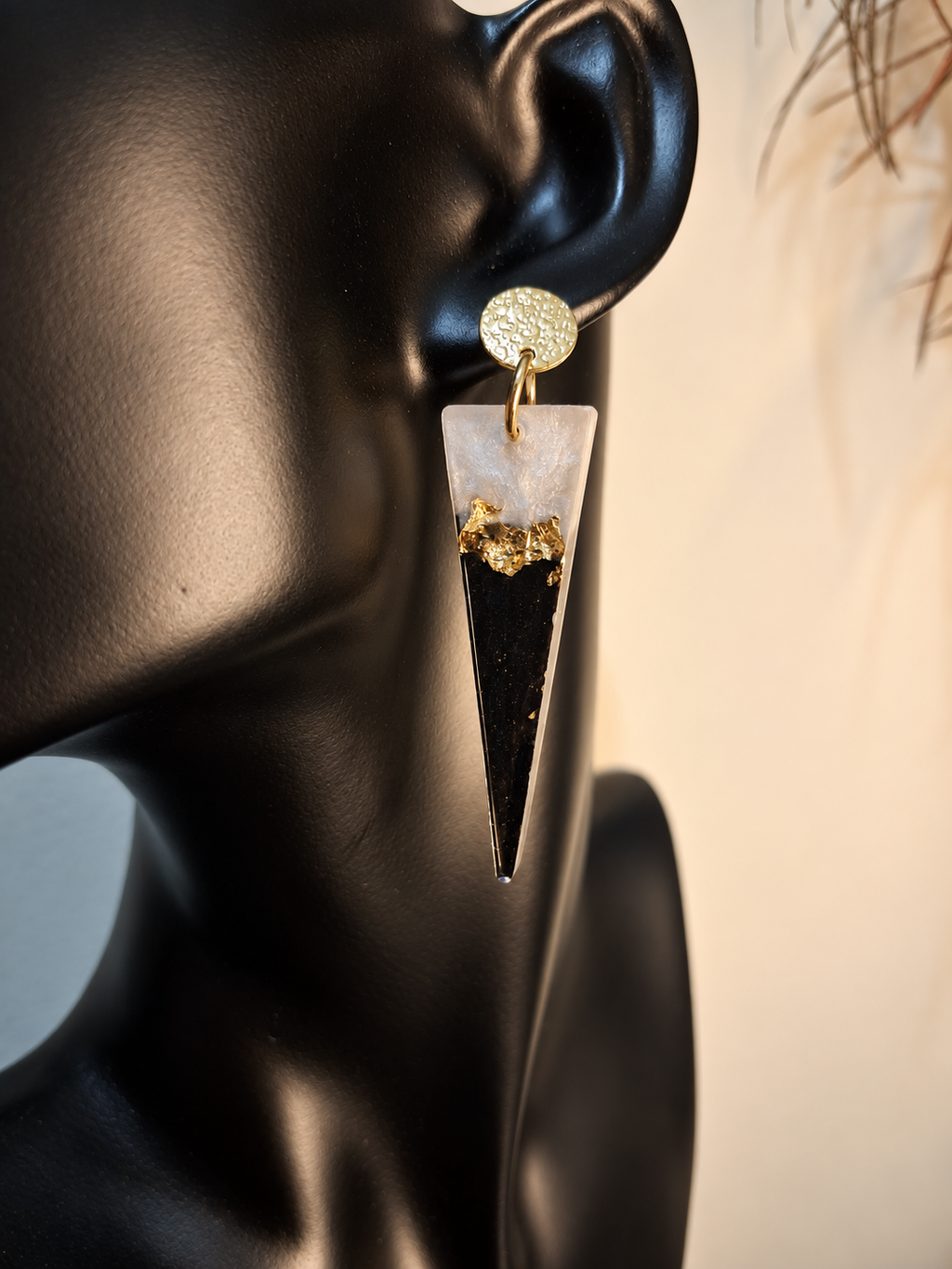 Aura Triangle Earrings