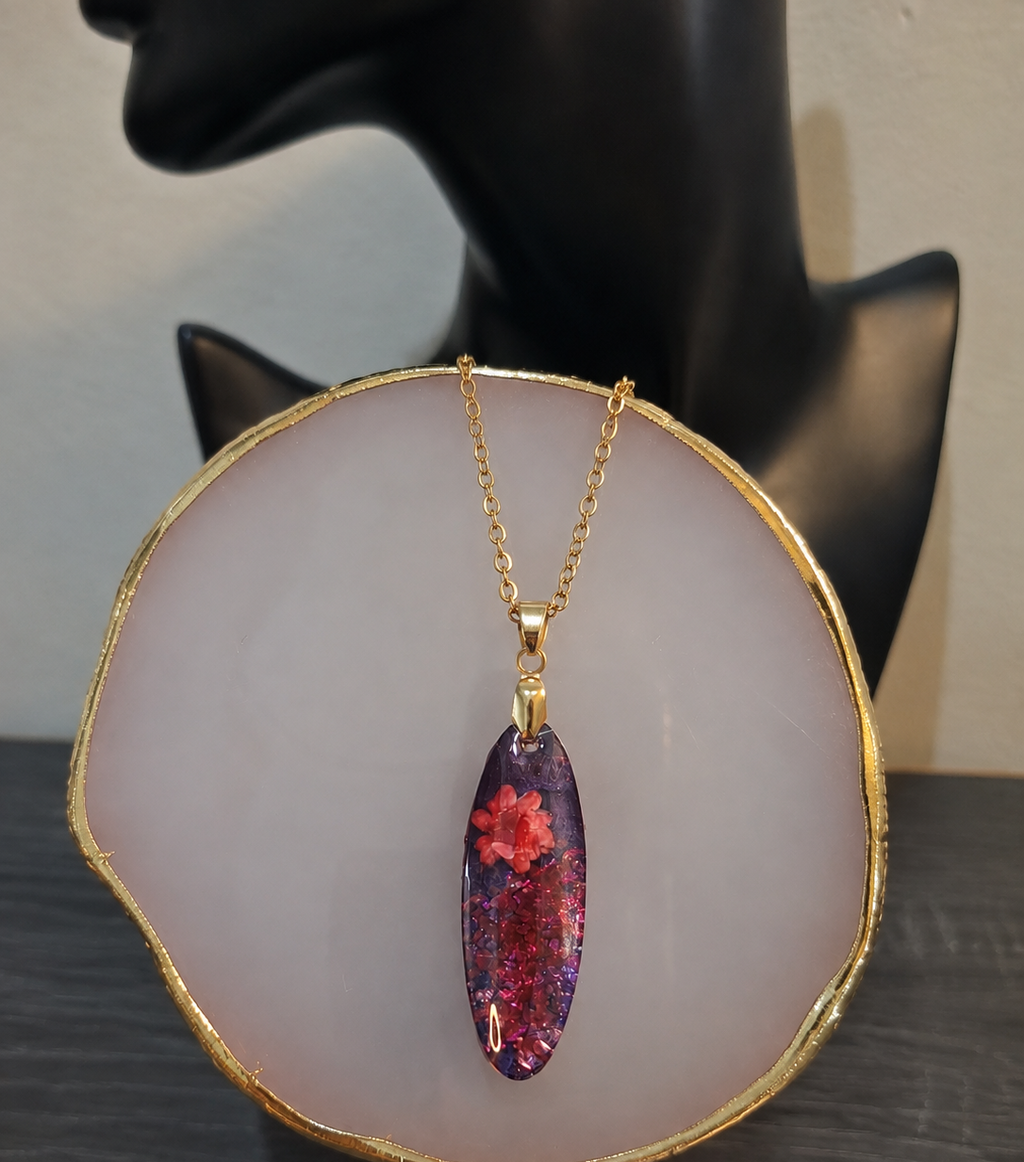 Crimson Eclipse Necklace